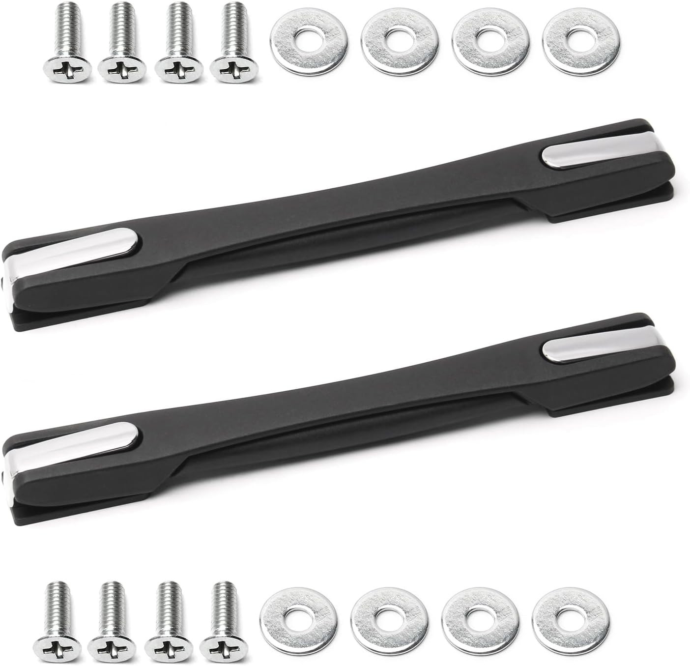 Mromax 2Pcs Luggage Handle 9.06" X 0.98" (L X W) Plastic Pull Handle Grip Replac