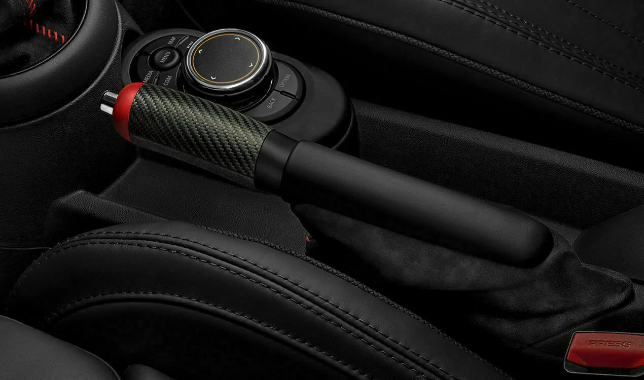 Genuine MINI JCW F56 Carbon Fibre Handbrake Lever Alcantara Gaiter 34402469136