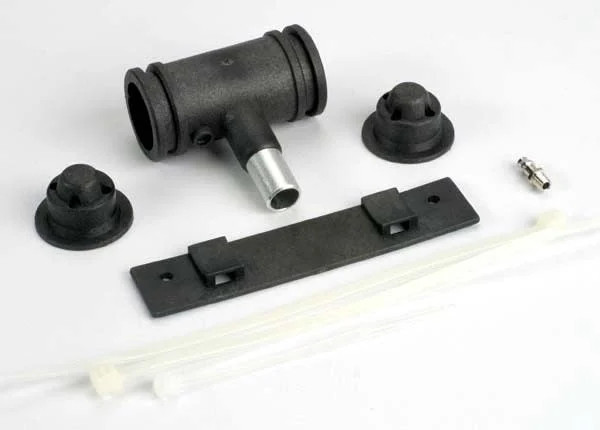 TRA3552 Traxxas Exhaust Pipe with Baffle Cones