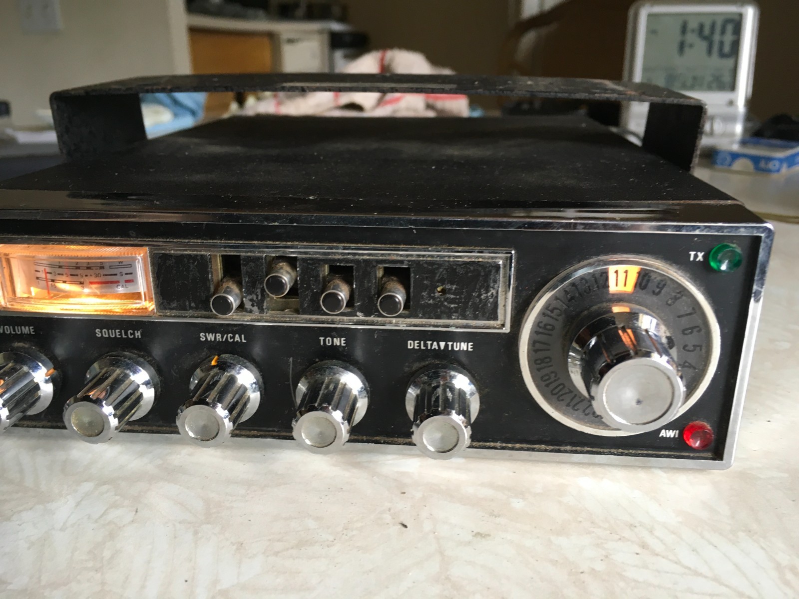 Midland CB radio    Radio  has been peaked powerful