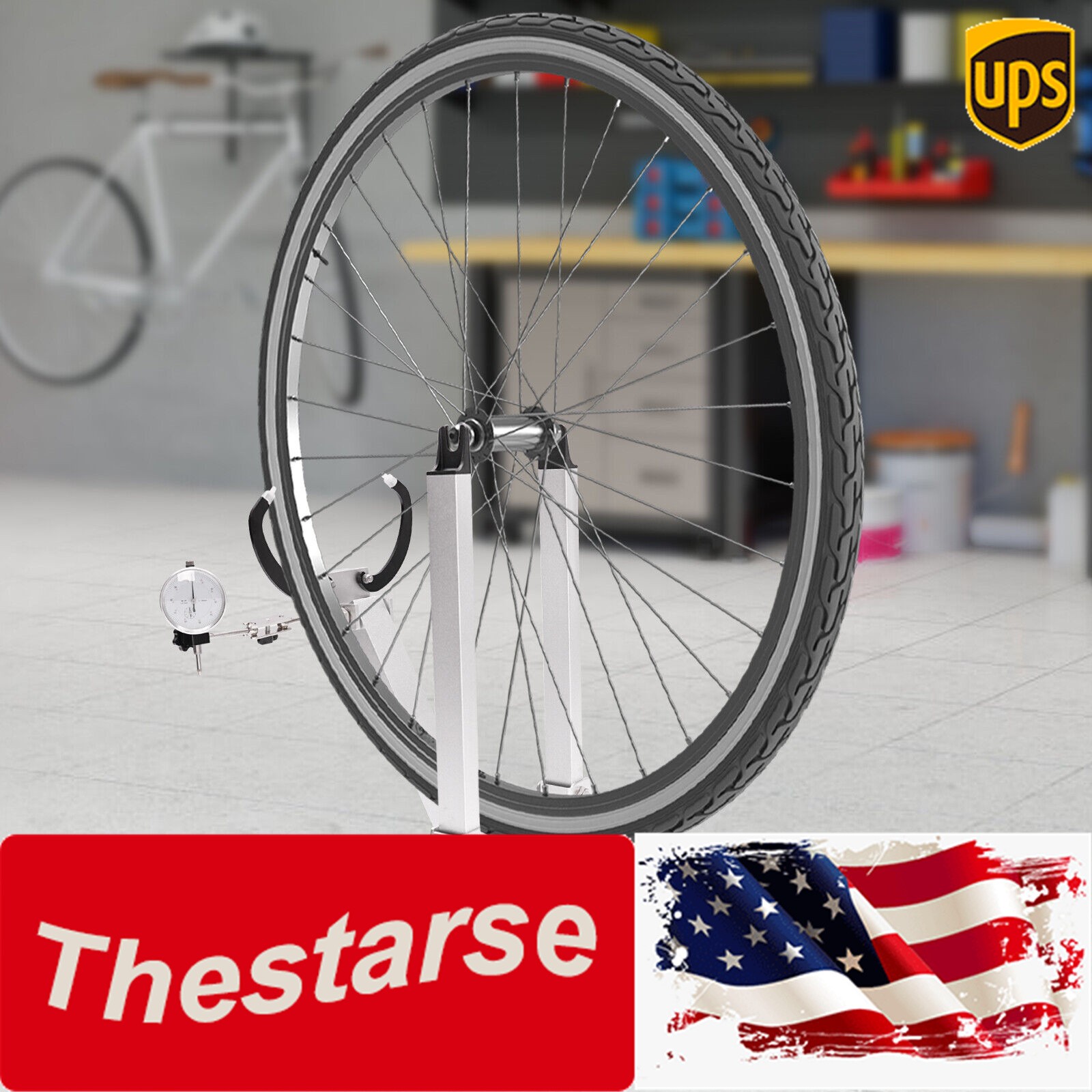 Bike Wheel Truing Stand Tire Rims Wheel Repair Tool Bicycle Workstand Pro