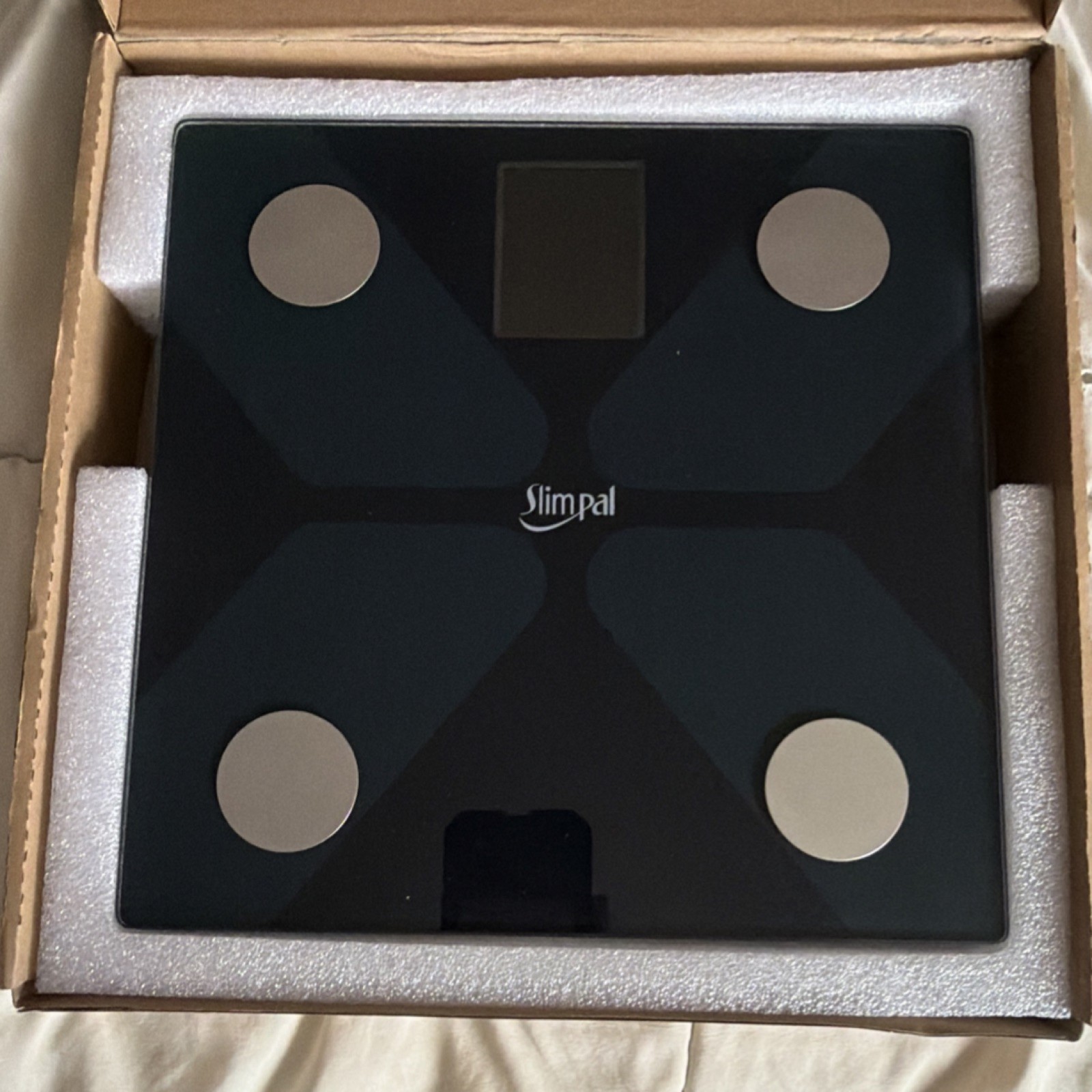 Slimpal Digital Body Scale Set, Black, Glass, Scale & Display Unit