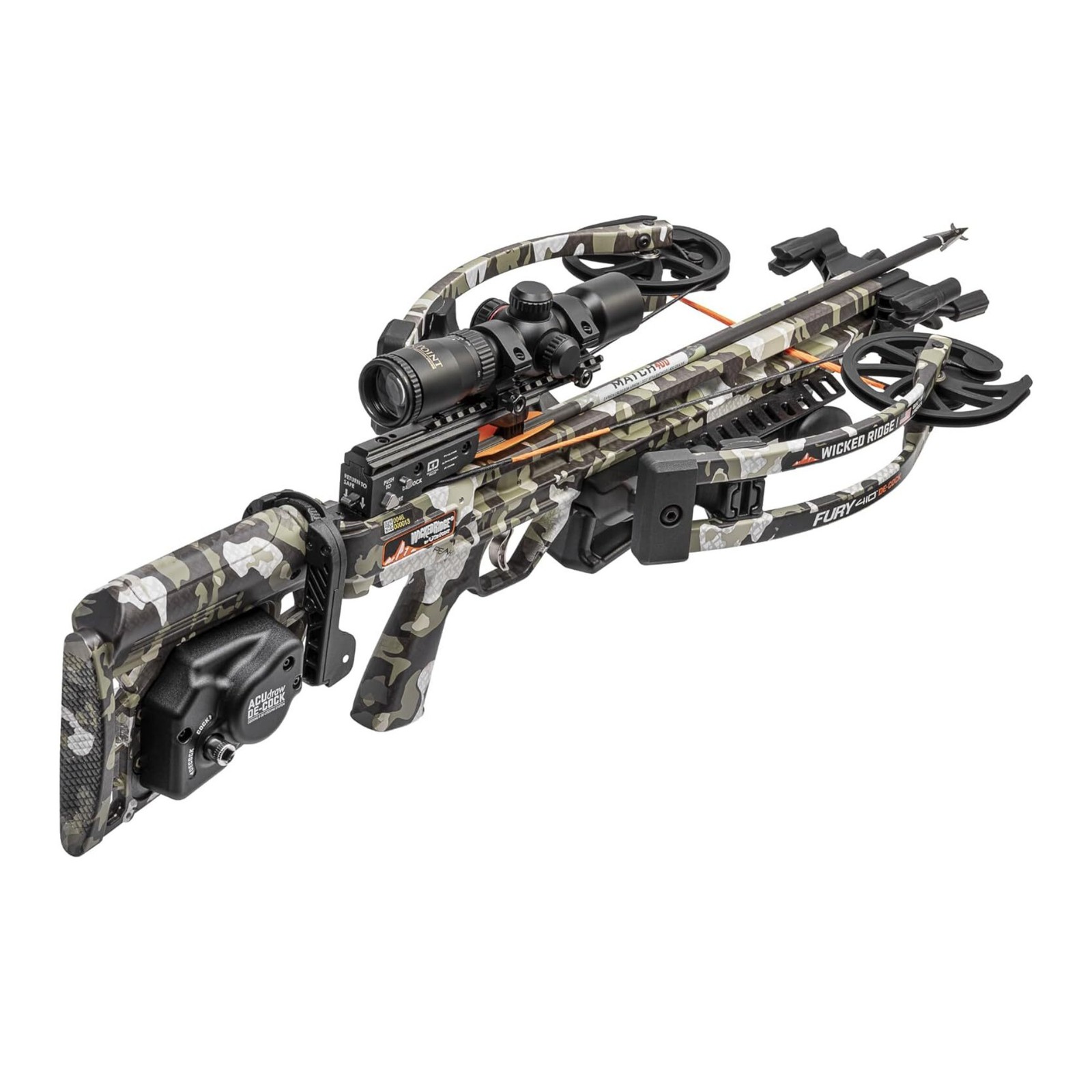 TenPoint Fury 410 ACUdraw De-Cock Crossbow with RangeMaster Pro Scope (Peak XT)