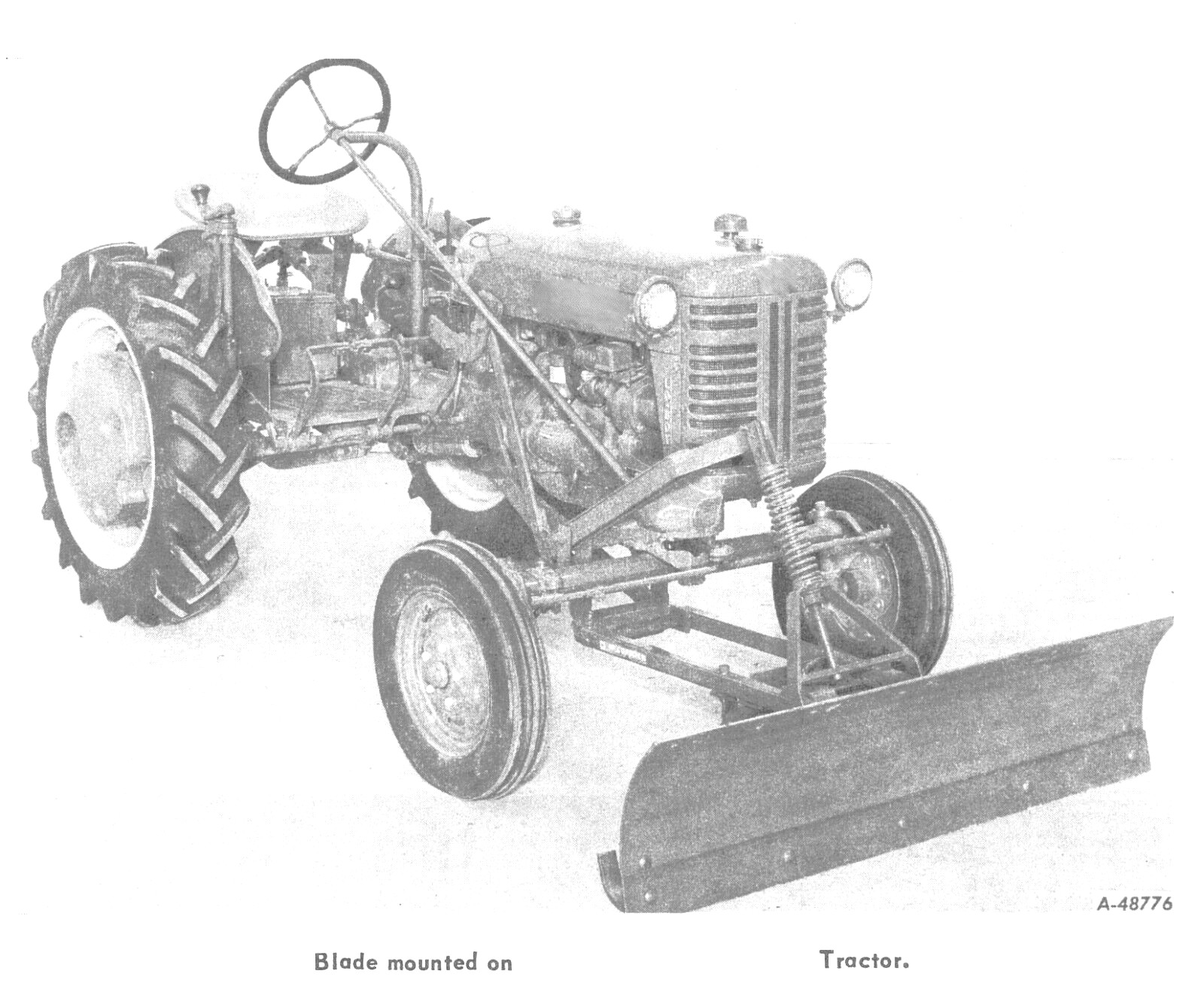 IH International McCormick Cub-54A and L-54 Leveling and Grader Blades Manual