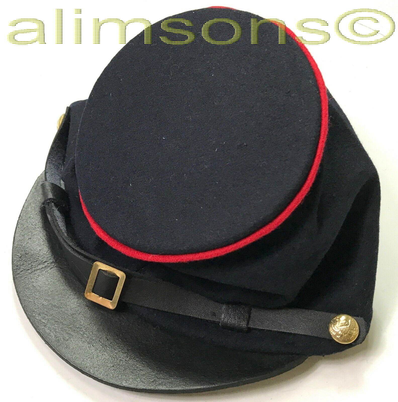 CIVIL WAR US UNION BLUE WOOL ARTILLERY FORAGE CAP HAT-ALL SIZES!!!