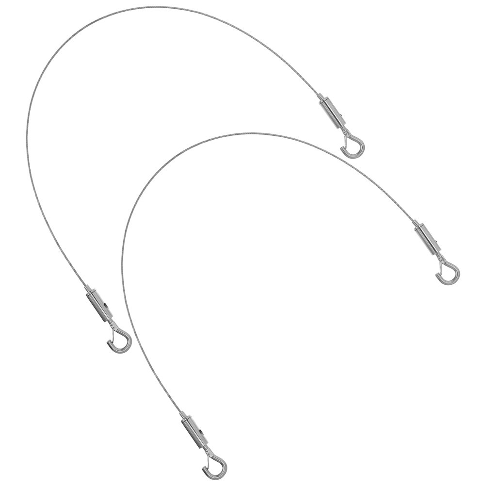 2 Pcs Hanging Chart Wire Hook Ceiling Hangers for Decoration Lights