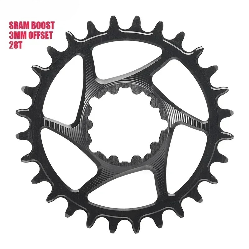 3mm Offset Crankset MTB Narrow Wide Chainring 28T 30T 32T 34T 36T 38T Chainwheel