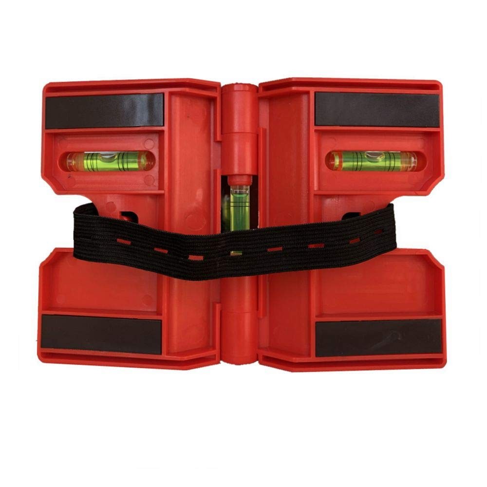 2 Pack Folding Magnetic Post Level for Pipe, Post and Beams Leveling