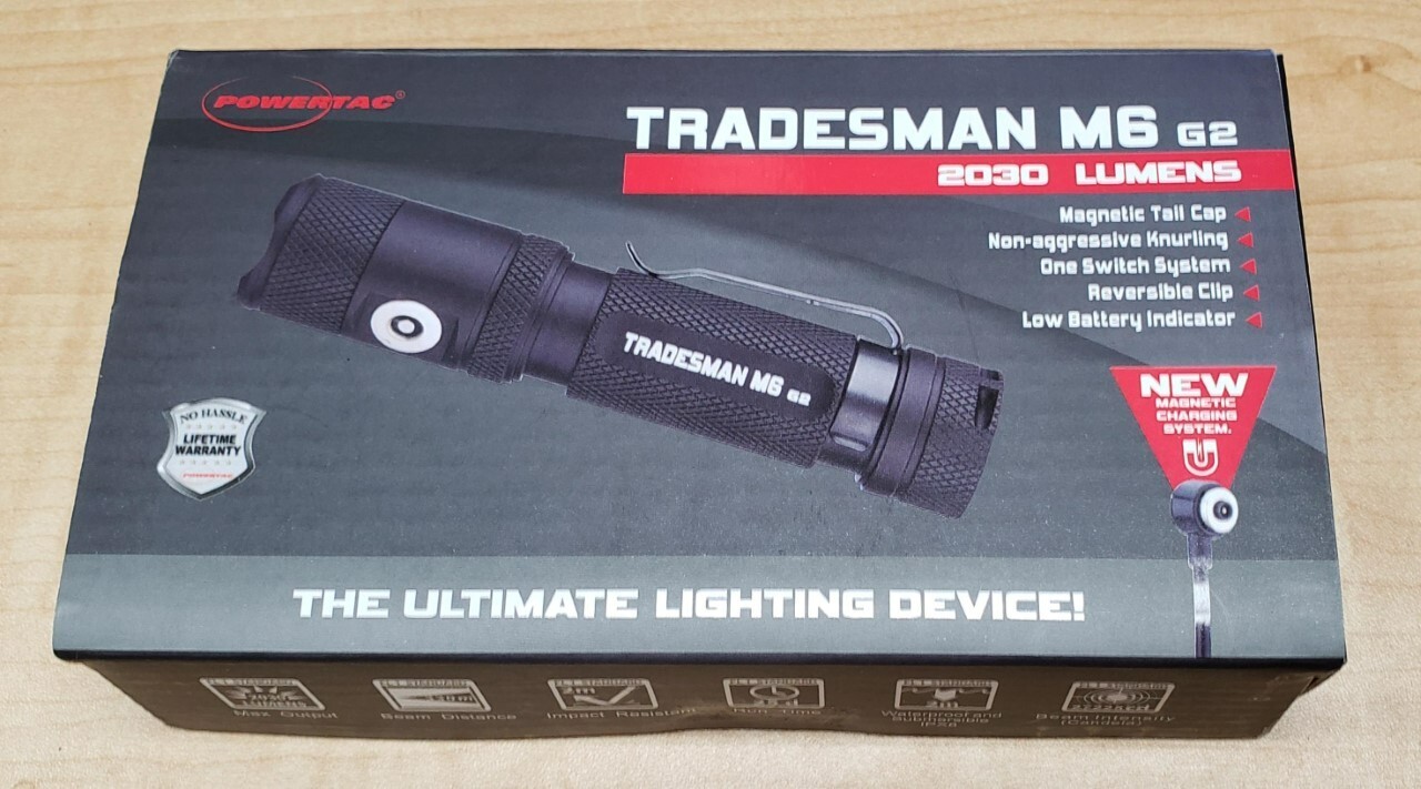 PowerTac Tradesman M6 G2 Flashlight