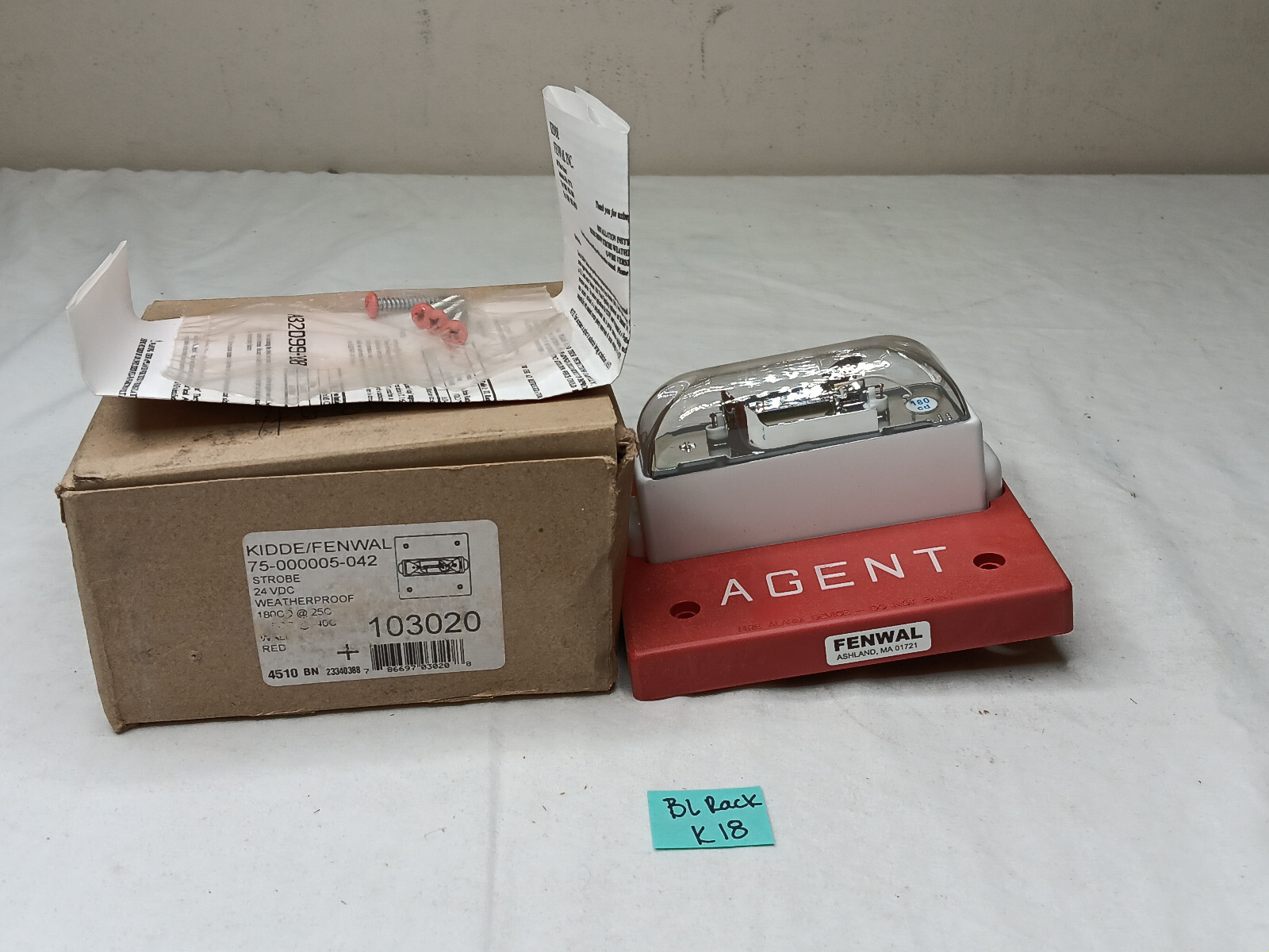 Kiddie-FENWAL 103020 Sync Strobe 75-000005-042