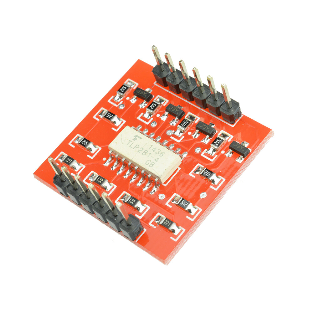 TLP281 4 Channel Optical Coupler Isolation Module High/Low Level Expansion Board