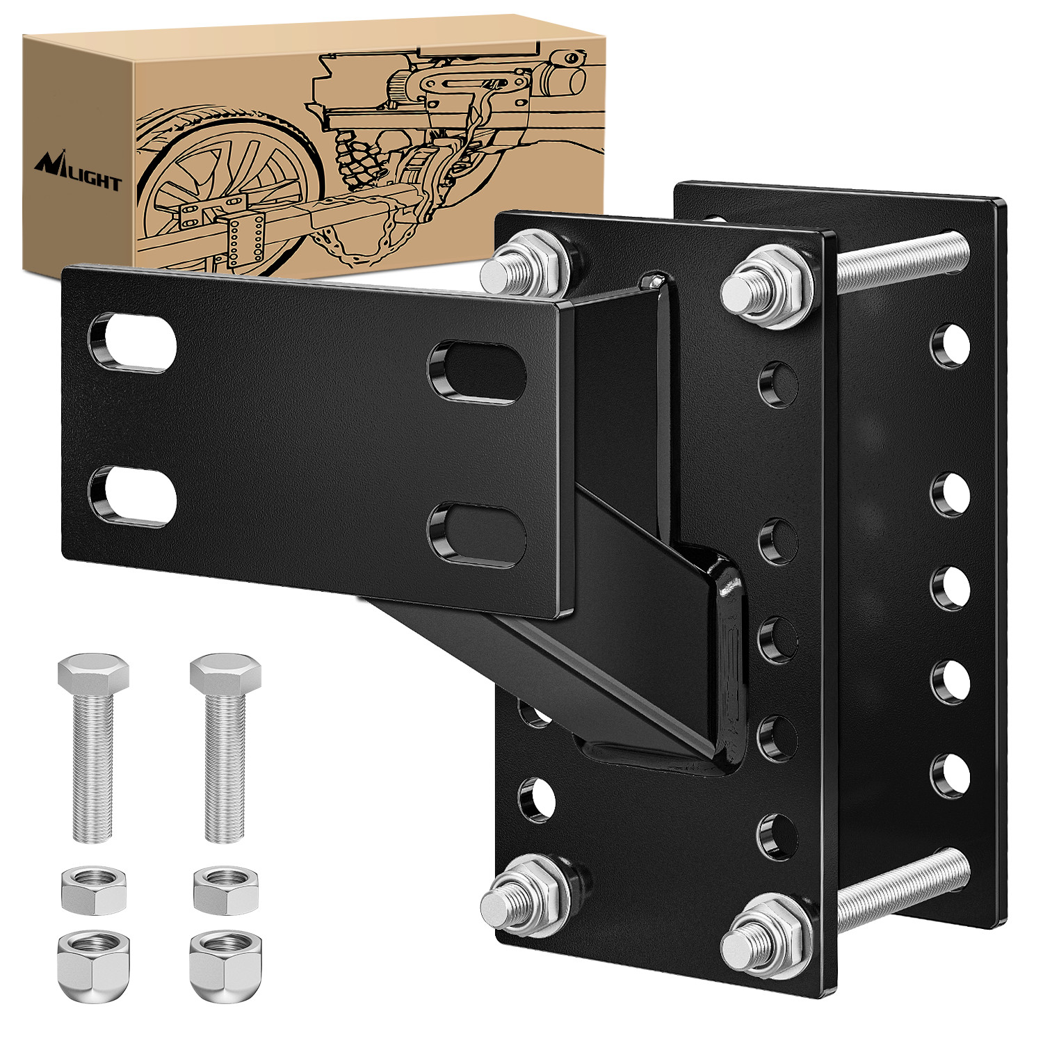 Nilight Spare Tire Carrier Trailer Spare Tire Mount Boat Trailer Carrier Bracket