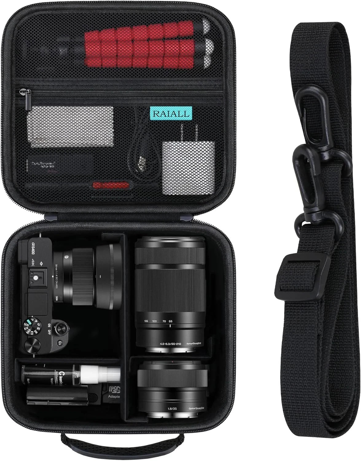 Camera Case for Sony Alpha A6000/A6100/A6400/A6700/ Sony Alpha 7 II III IV/7R V
