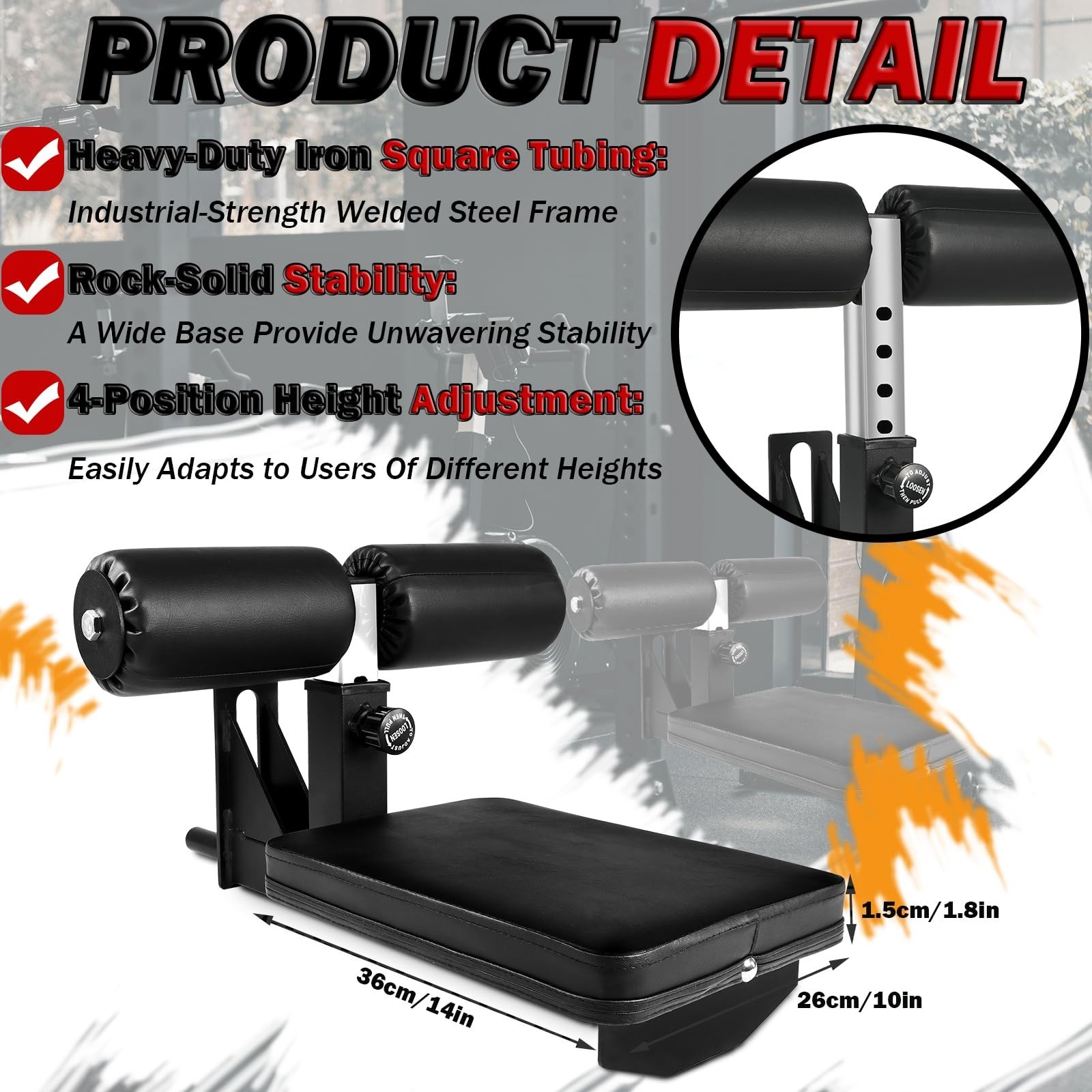 LAT Pull Seat - Adjustable Pull Down Seat Attachment -Converts Machine into LAT