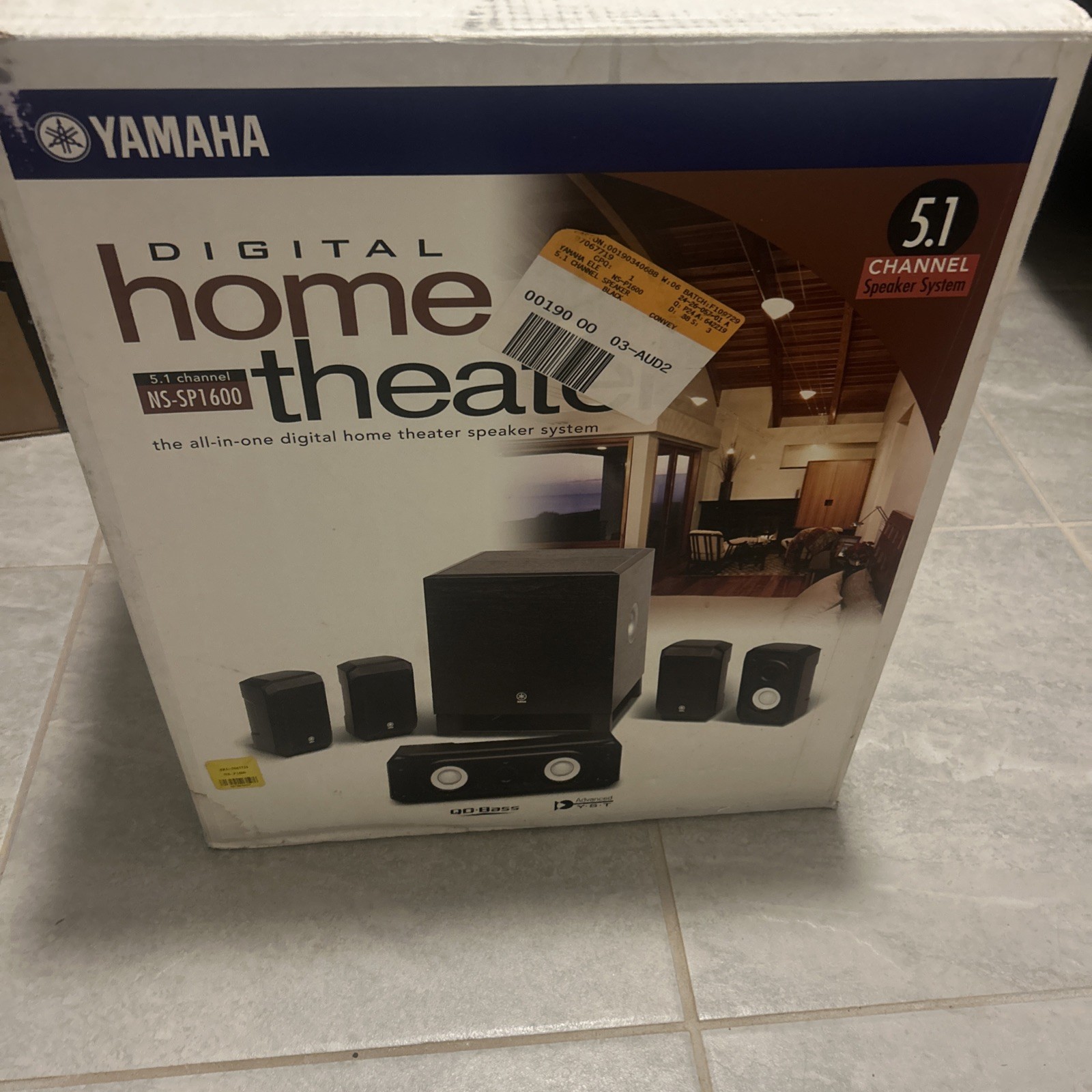 Yamaha Ns-sp1600 Digital Home Theater 5.1 Channel New In The Box Sealed Package