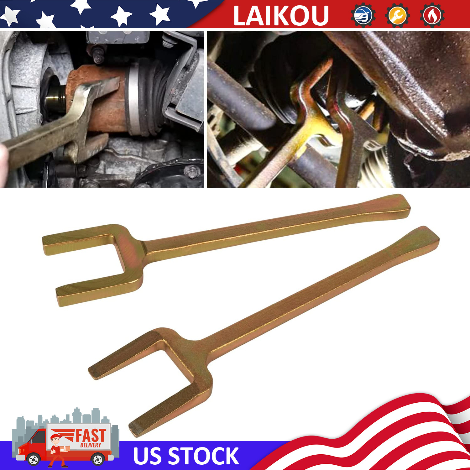 12020 Axle Popper Fork & Shim Kit FWD Half Shaft Inner CV Joint Removal Tool