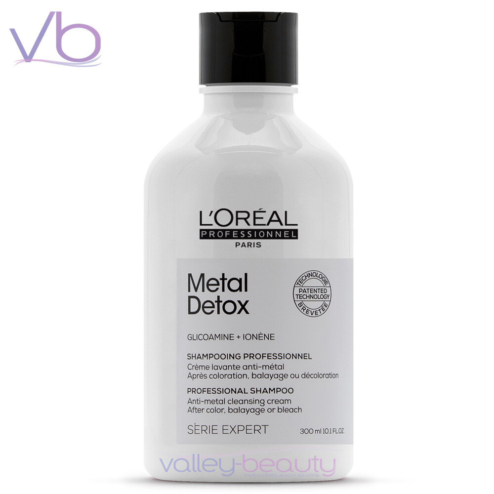 L'OREAL Metal Detox Shampoo | Sulfate-Free Metal Remover for Colored Hair, 300ml