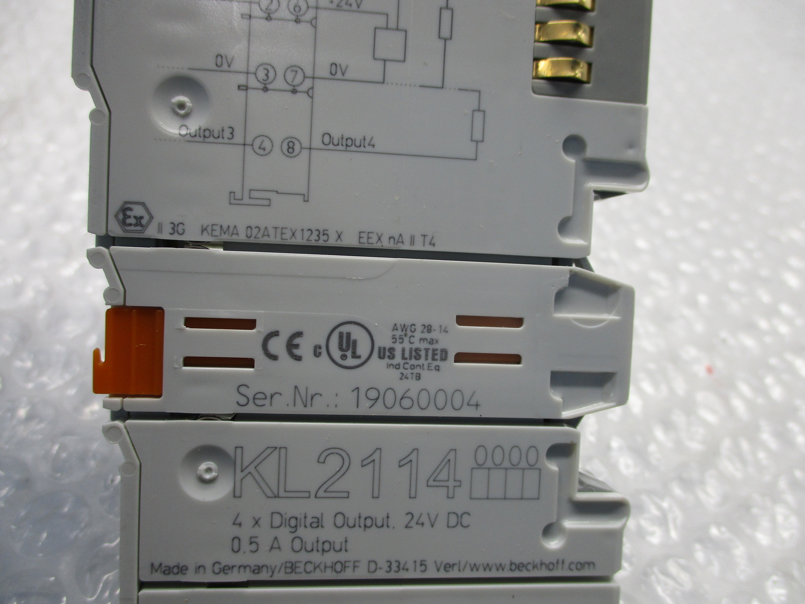 BECKHOFF KL2114 OUTPUT MODULE NSNP