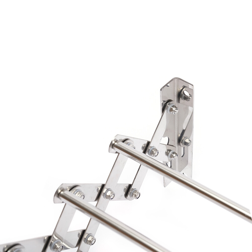 Laundry Hanger Wall-Mounted Expandable Folding Clothes Drying Towel Rack