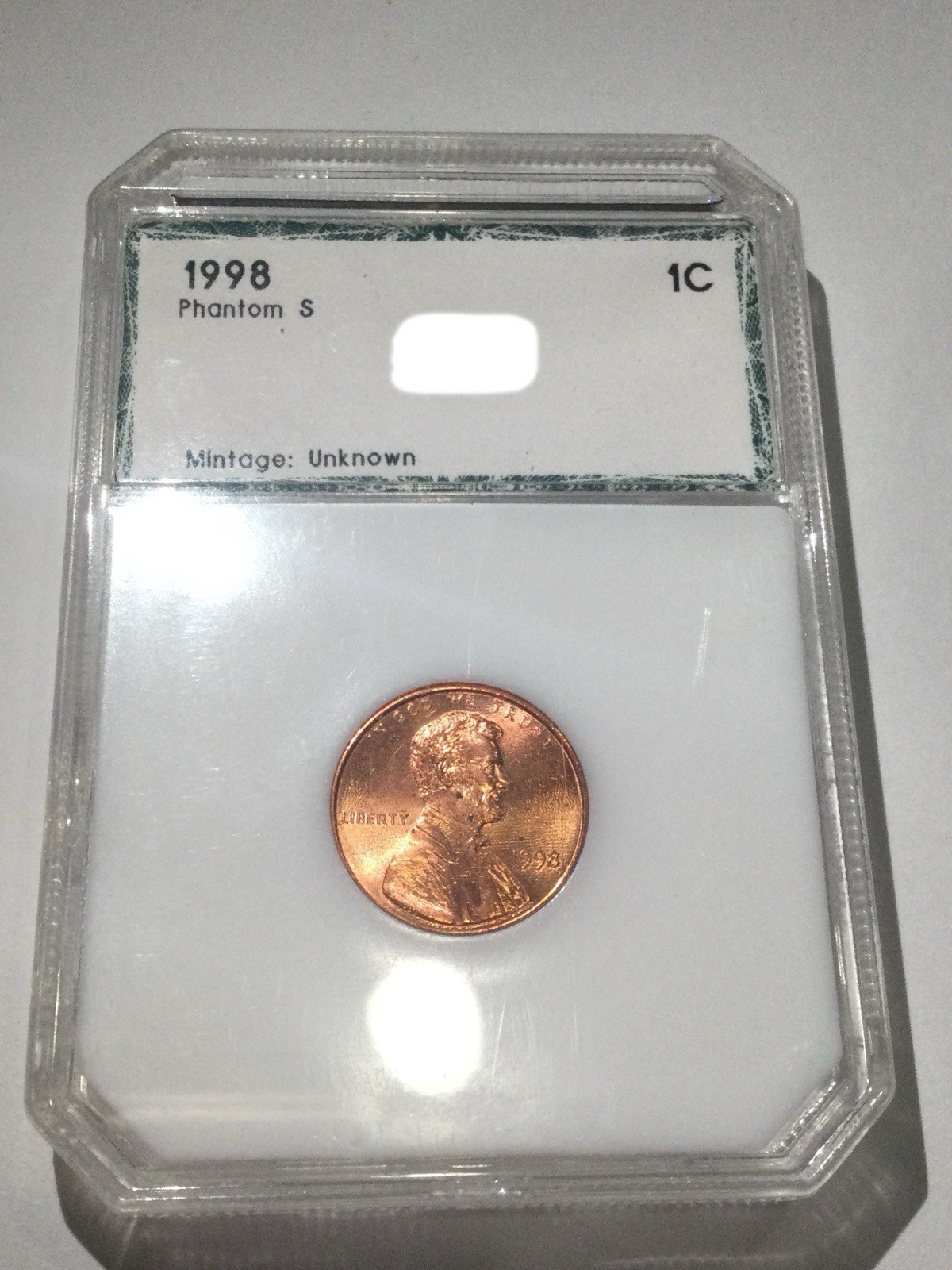 Rare 1998 Phantom S Error Lincoln Penny-Minted in Philly with San Francisco Mark