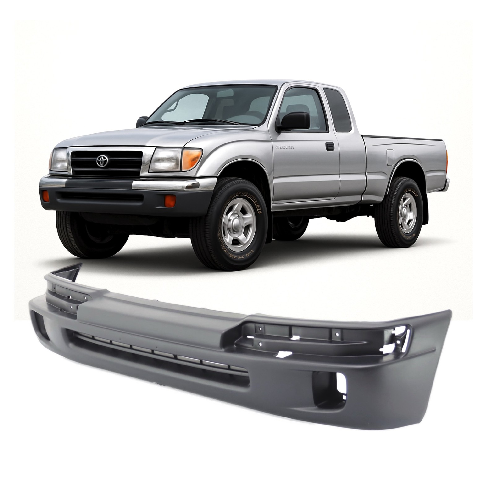 Front Bumper Cover Fascia for 1998-2000 Toyota Tacoma 5391104090 TO1095173