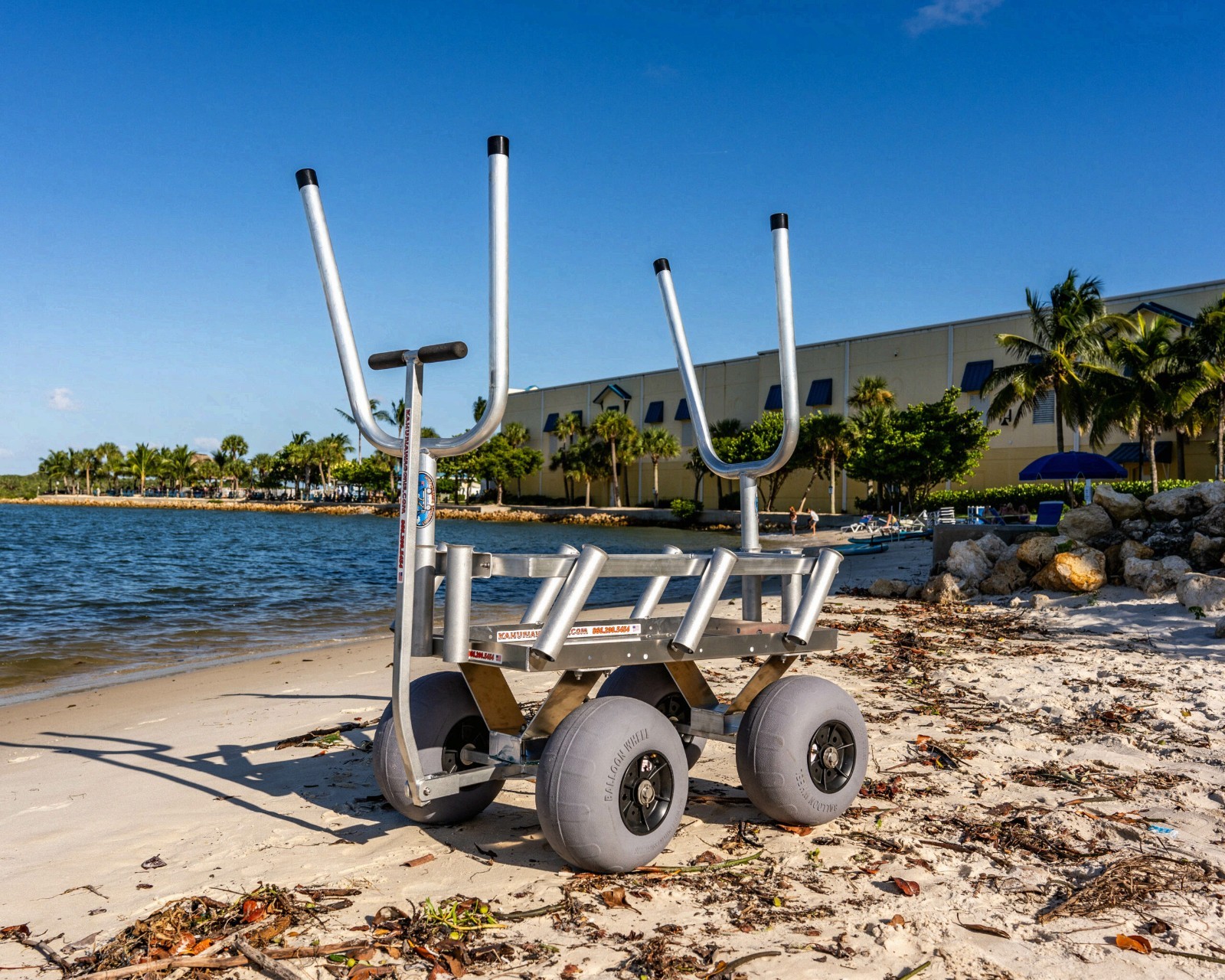 SUP, Kayak, Surf Board Holders, Inside depth for SUP holders is 25″