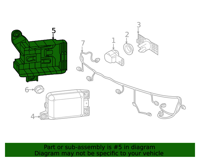 Genuine Blind Spot Detection System Warning Sensor Bracket 3QF-907-456