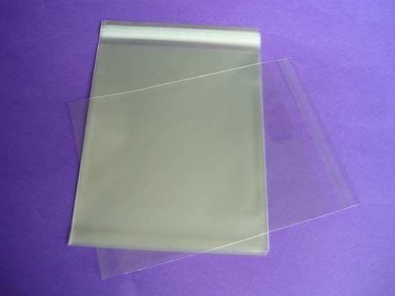 50 A7+ 5.4 x 7.25 Clear Resealable Cello Bag Plastic Envelopes Cellophane Bags