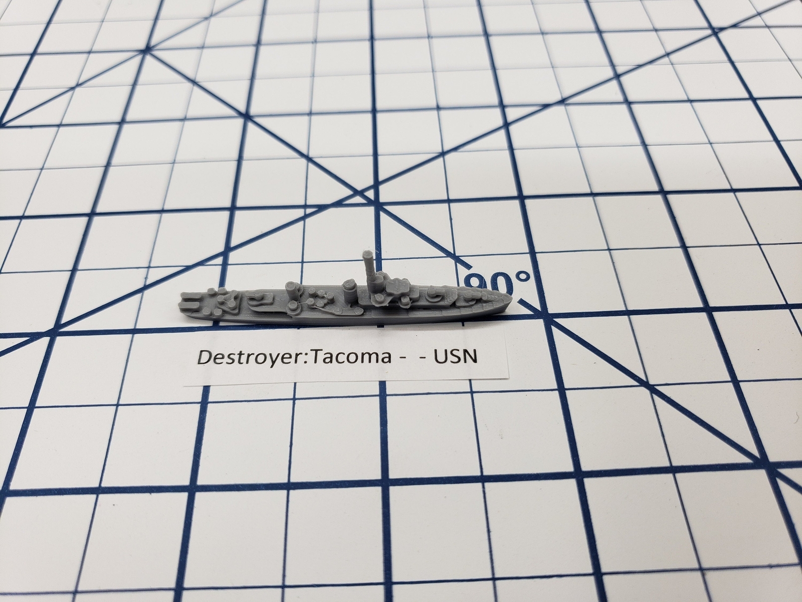 Frigate - Tacoma Class - USN - Wargaming - Axis and Allies - Naval Miniature -