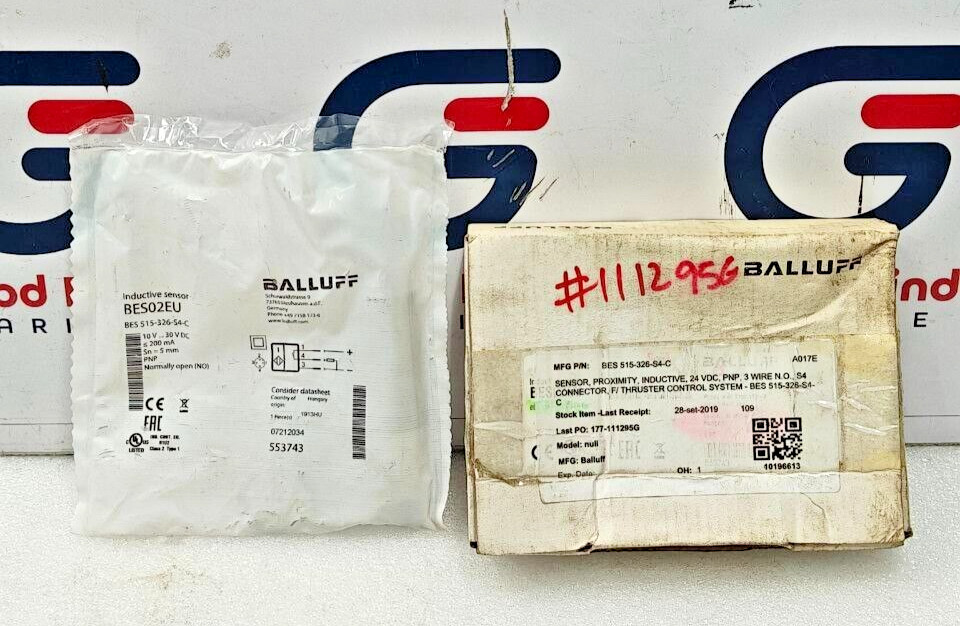 BALLUFF BES 515-326-S4-C, BES02EU INDUCTIVE SENSOR 10V...30VDC NEW FAST SHIPPING