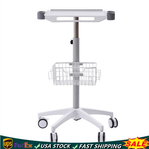 Mobile Rolling Cart Medical Trolley for Ultrasound Imaging Scanner Cart 60*85cm