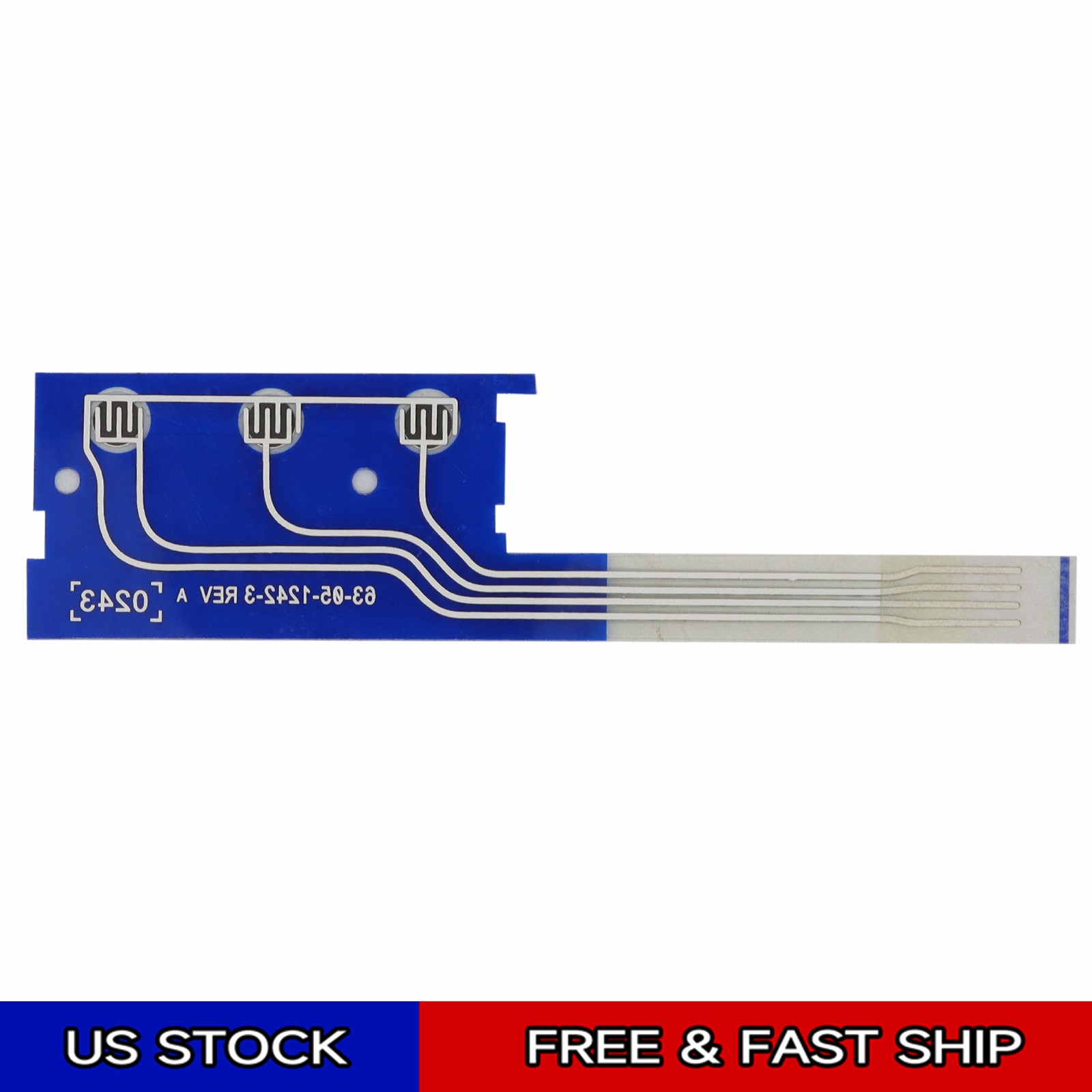 WFR112541 MEMBRANE SWITCH MAYTAG 63086540 FOR ADC 137239 DRYER BOARD, 112541