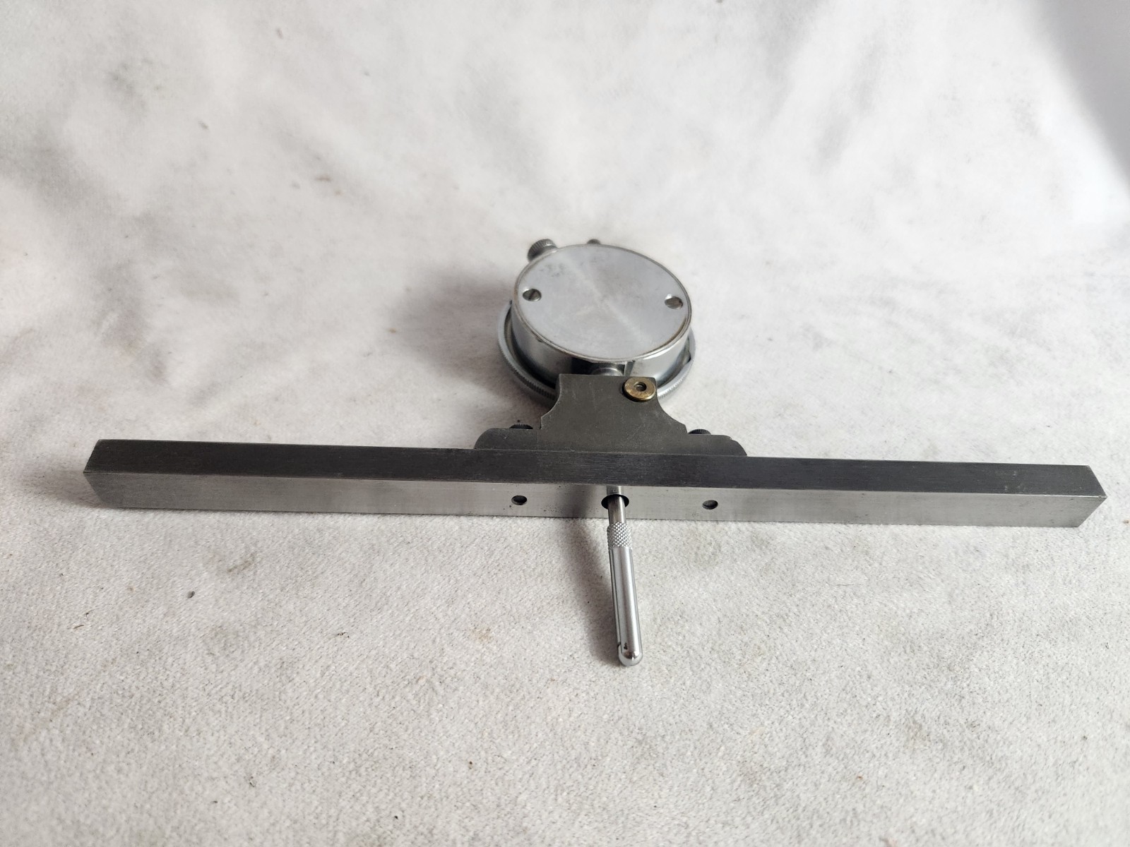 Ames 9" Base Dial Depth Gauge .001" w/ Case
