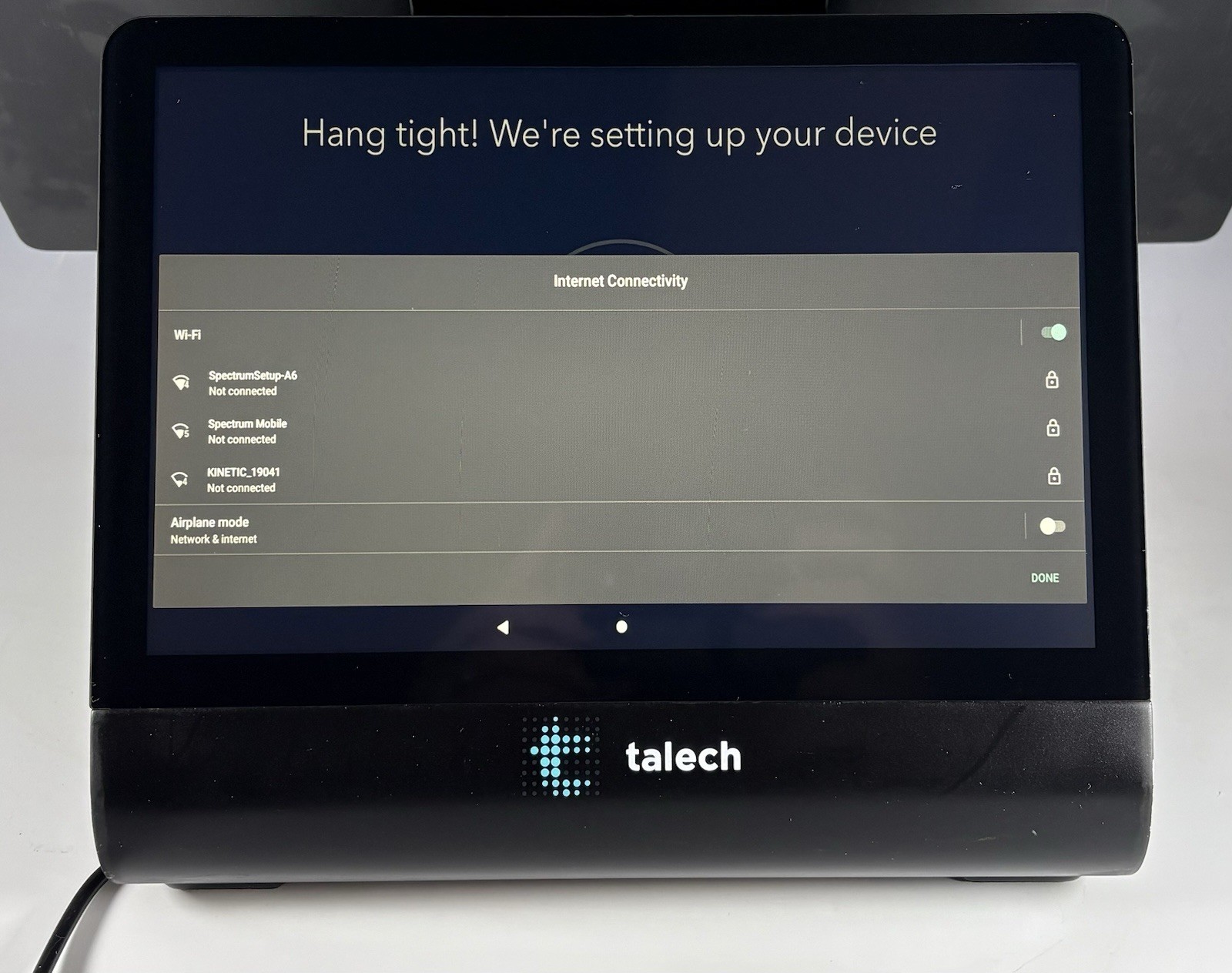 ELO TALECH ESY15I1D-C ANDROID OS 2-SIDED TOUCH ALL IN ONE POS COMPUTER