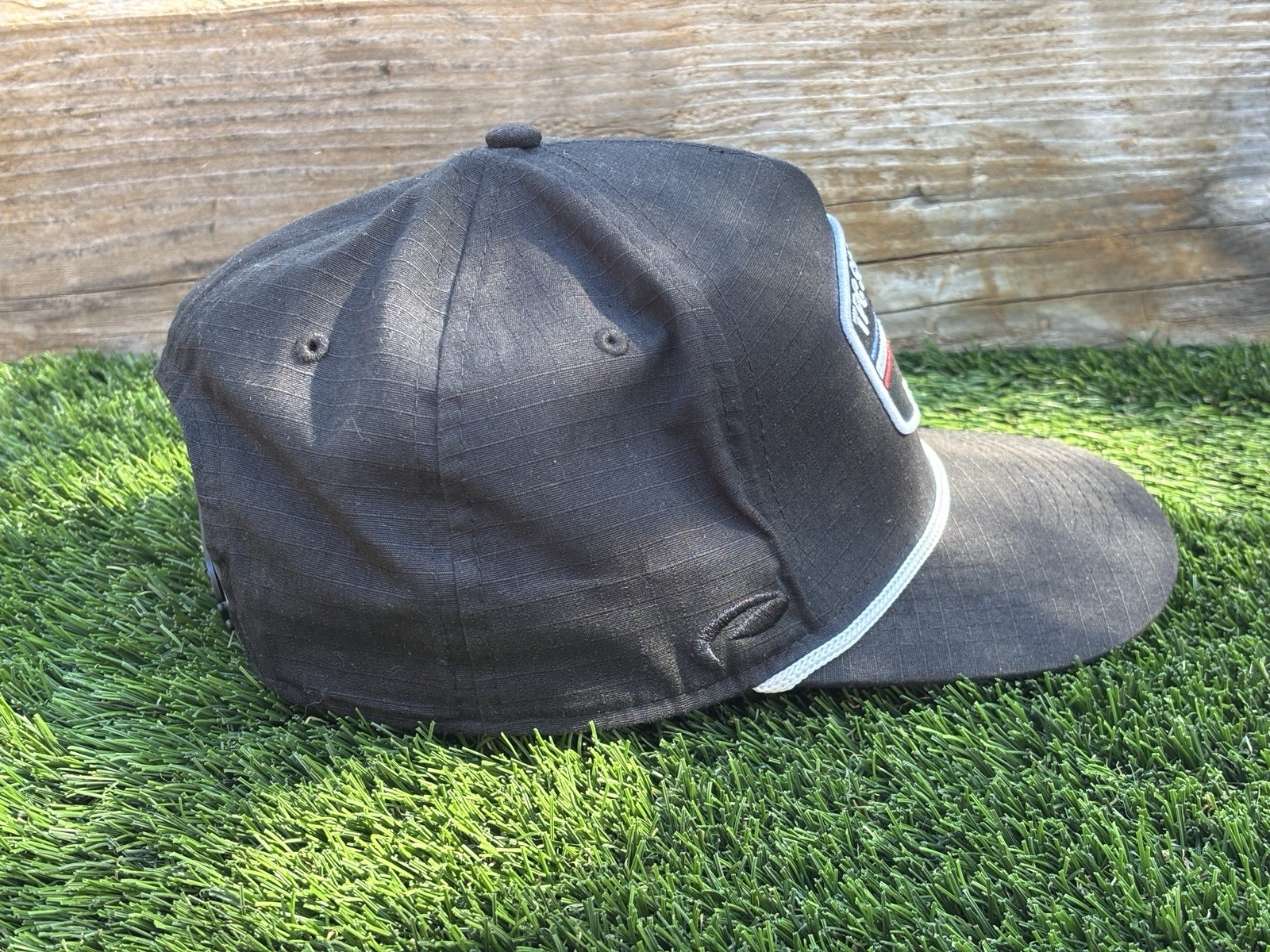 TPC Scottsdale SnapBack Golf Hat Pukka Adjustable Black Rope Hat ~EUC~
