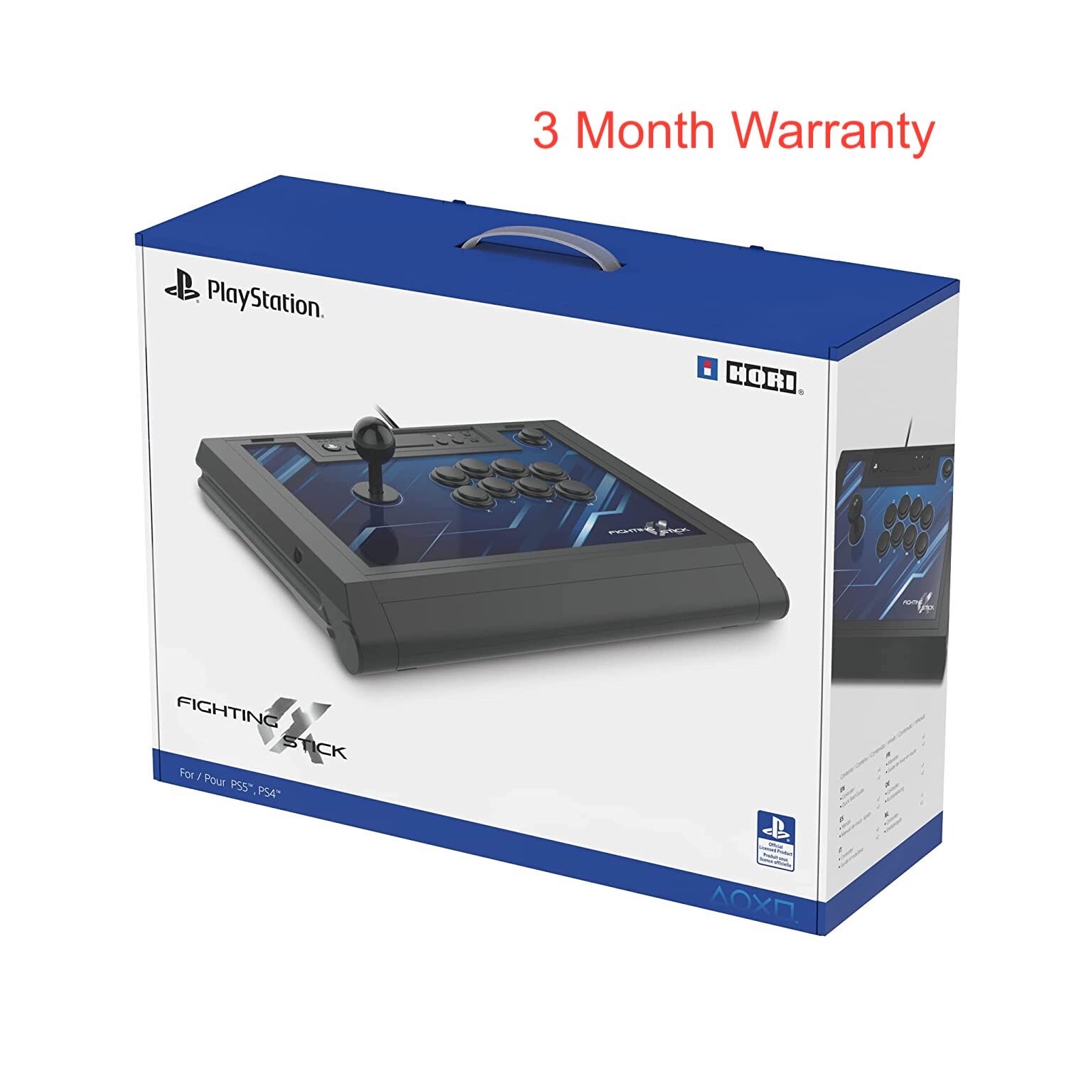 HORI PlayStation 5 Fighting Stick Alpha Tournament  Fightstick for PS5, PS4, PC