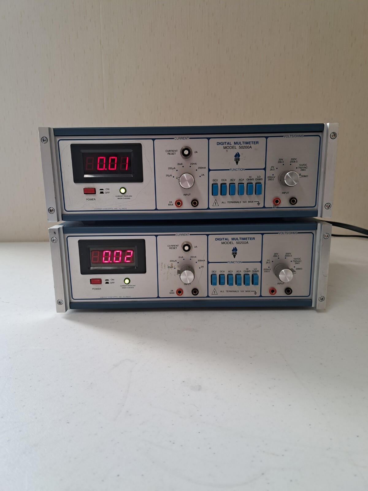USED Energy Concepts Model 50200A Digital Multimeter, Powers ON, FREE Shipping!