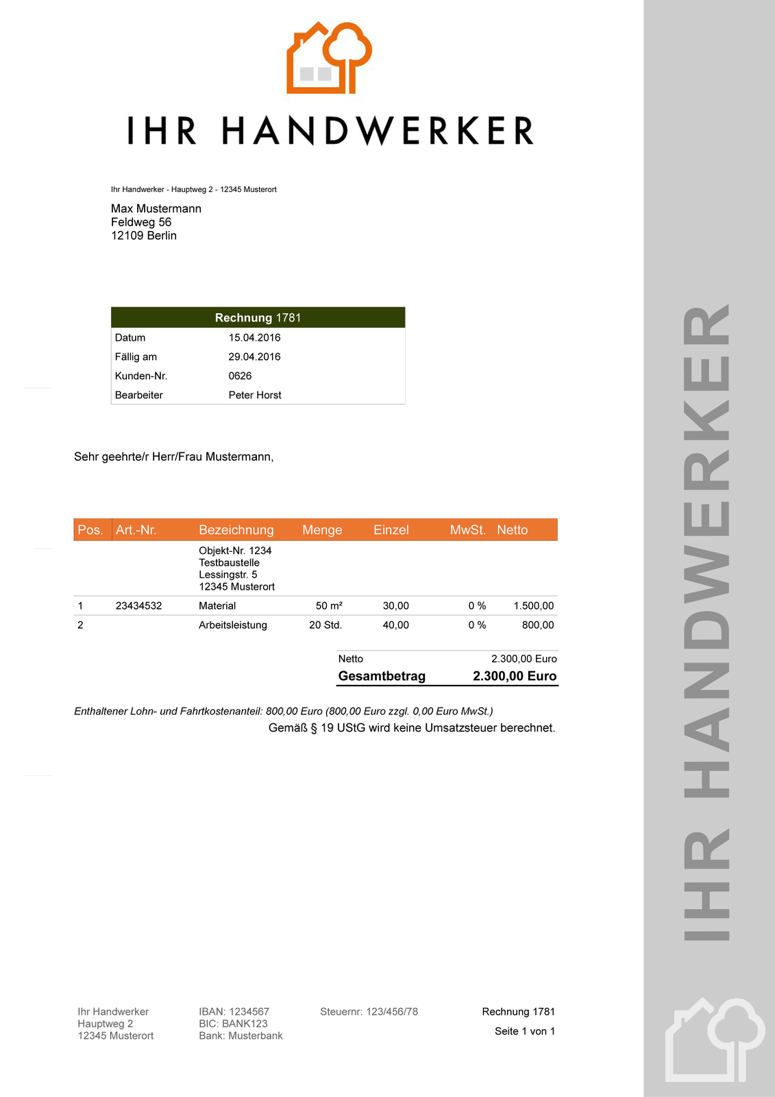 Invoice Manager Craftsman Offers, Invoices Software, Craftsman Program, IT