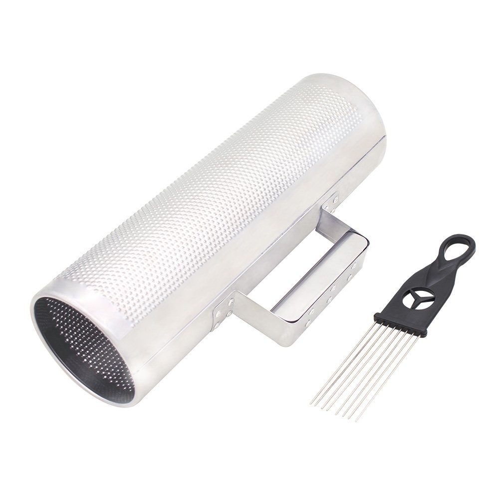 Stainless Steel Guiro 12"x4" Percussion Instrument with Scraper for Music Tra...