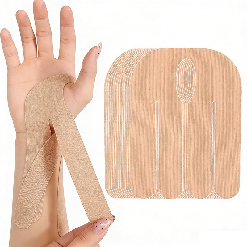 12pcs Bowling Wrist Tapes Elastic Kinesiology Tape for Carpal Tunnel Muscle Tape