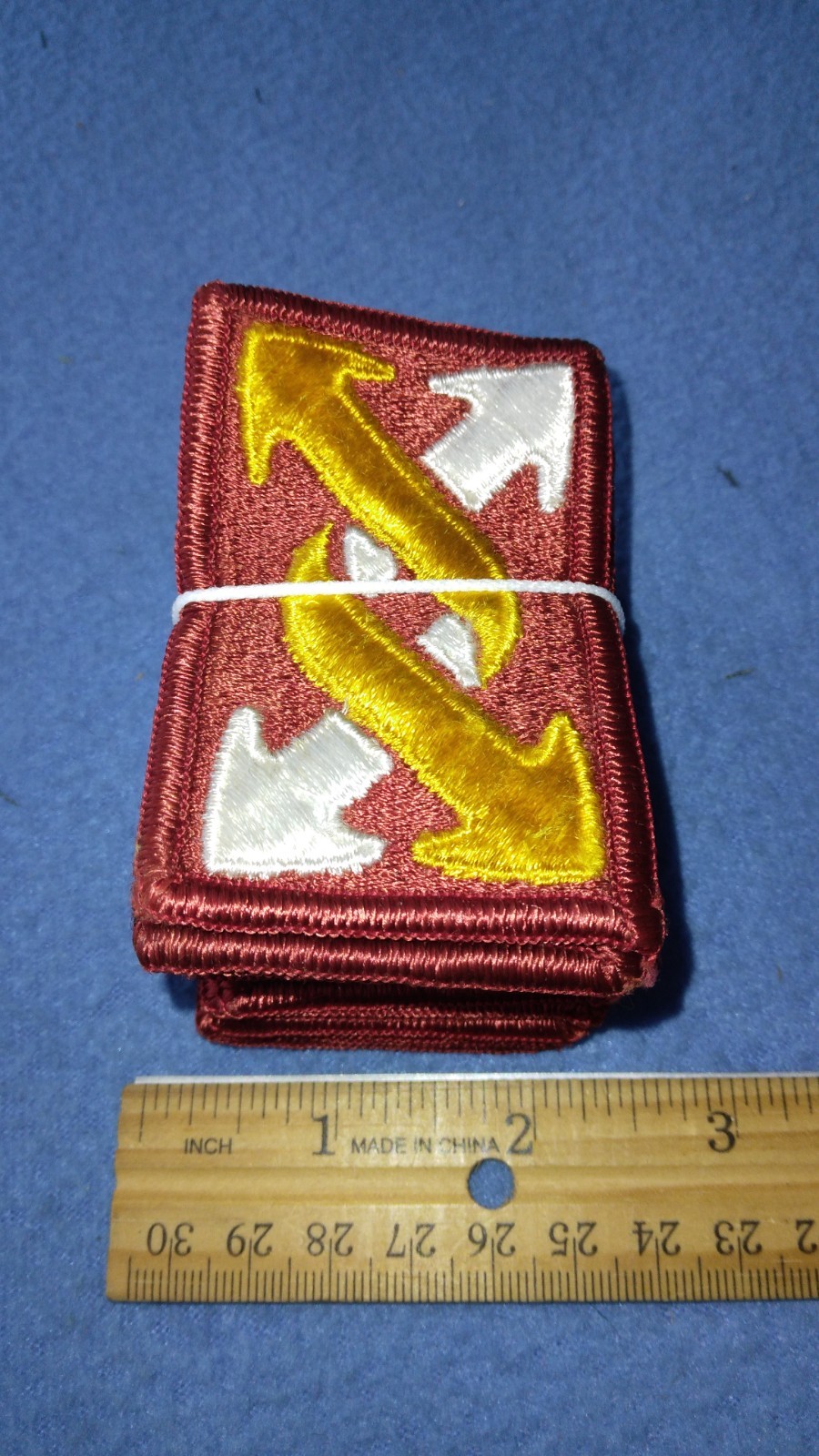 BUNDLE OF 20 - US ARMY 143rd TRANSPORTATION BRIGADE COLOR PATCHES - NEW