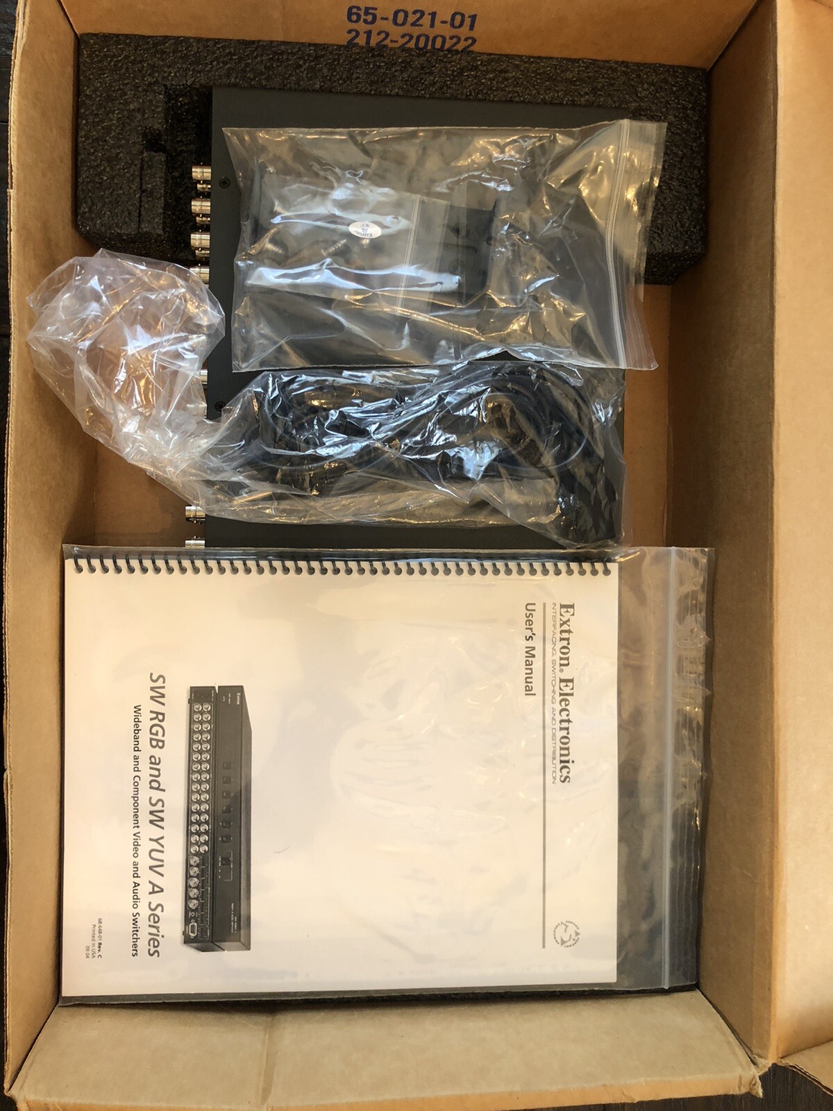 Extron SW 6AV RCA Six Input A/V Switcher