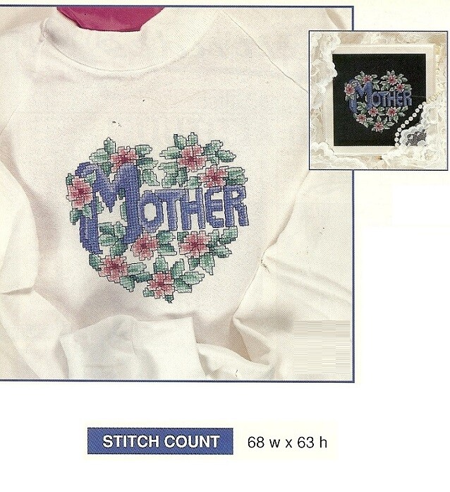 MOTHER  CROSS STITCH  PATTERN  ONLY     HM-WUV