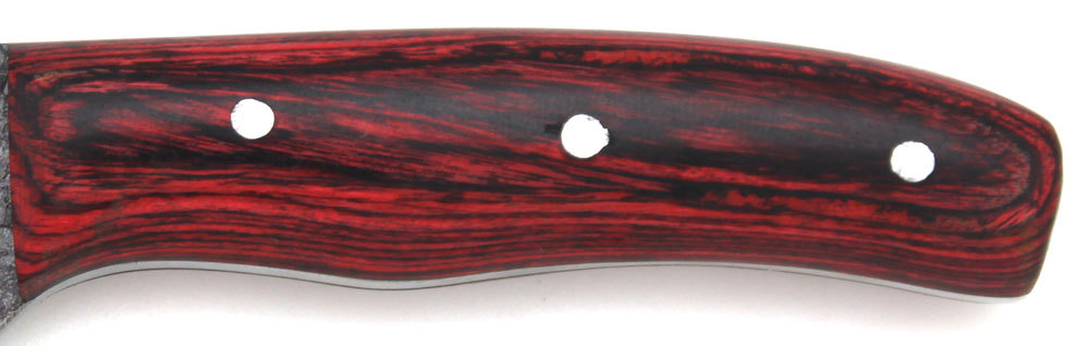 Wild Turkey Handmade Full Tang Real File Skinner Knife w/ Leather Sheath