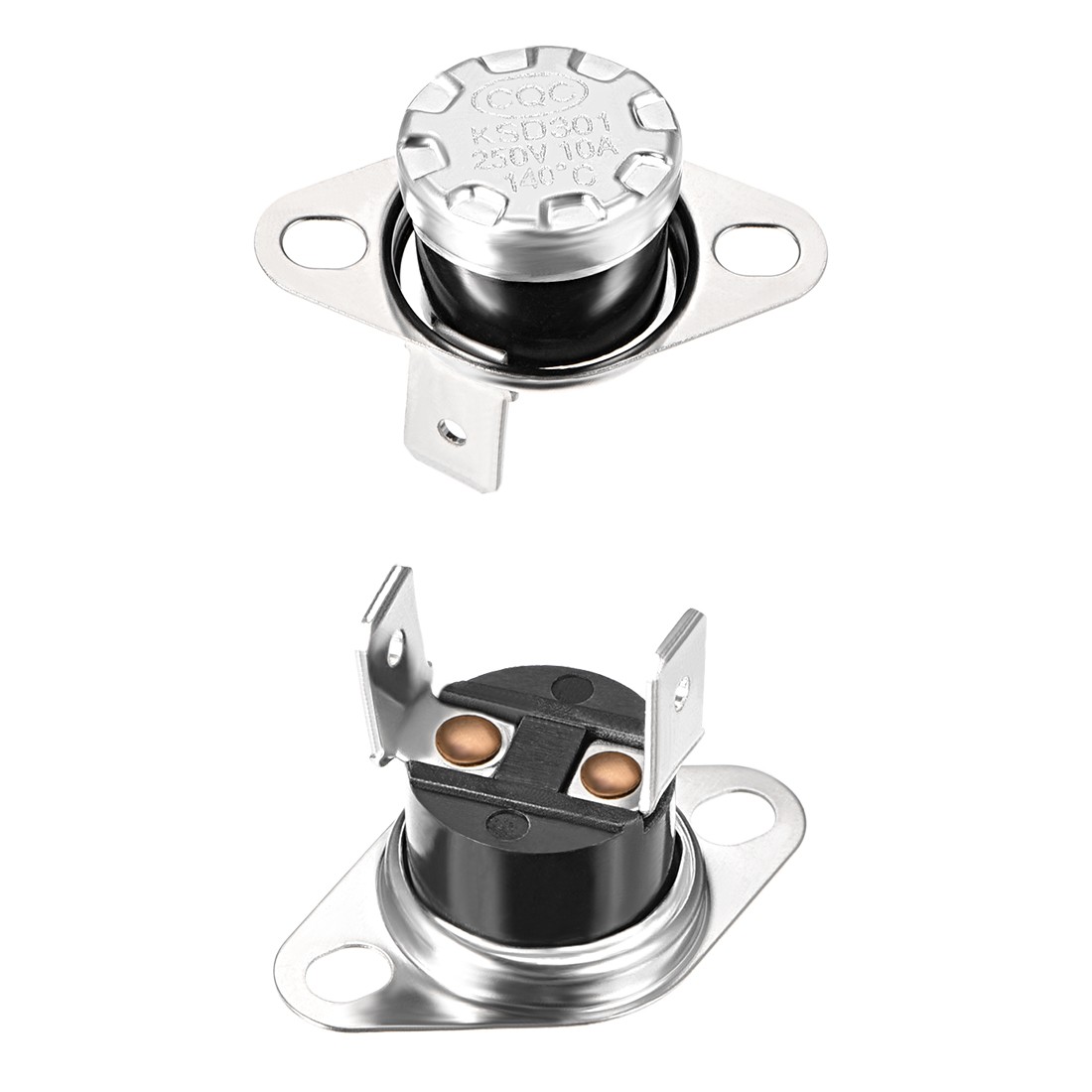 2 x Temperature Control Switch Thermostat KSD301 140°C 10A NC Bakelite Material
