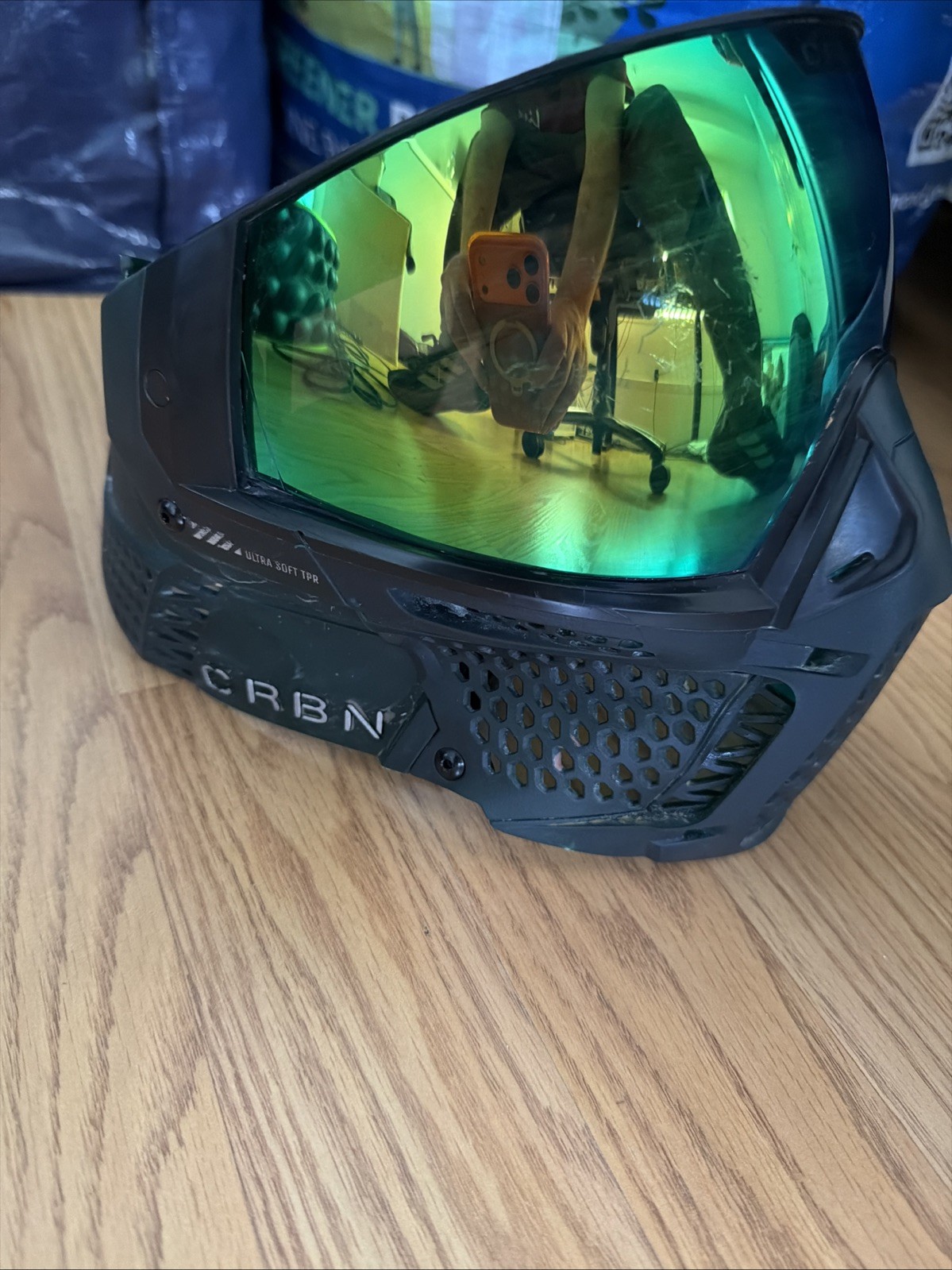 Carbon CRBN Zero Pro Paintball Mask (Less Coverage) - Fade Forest