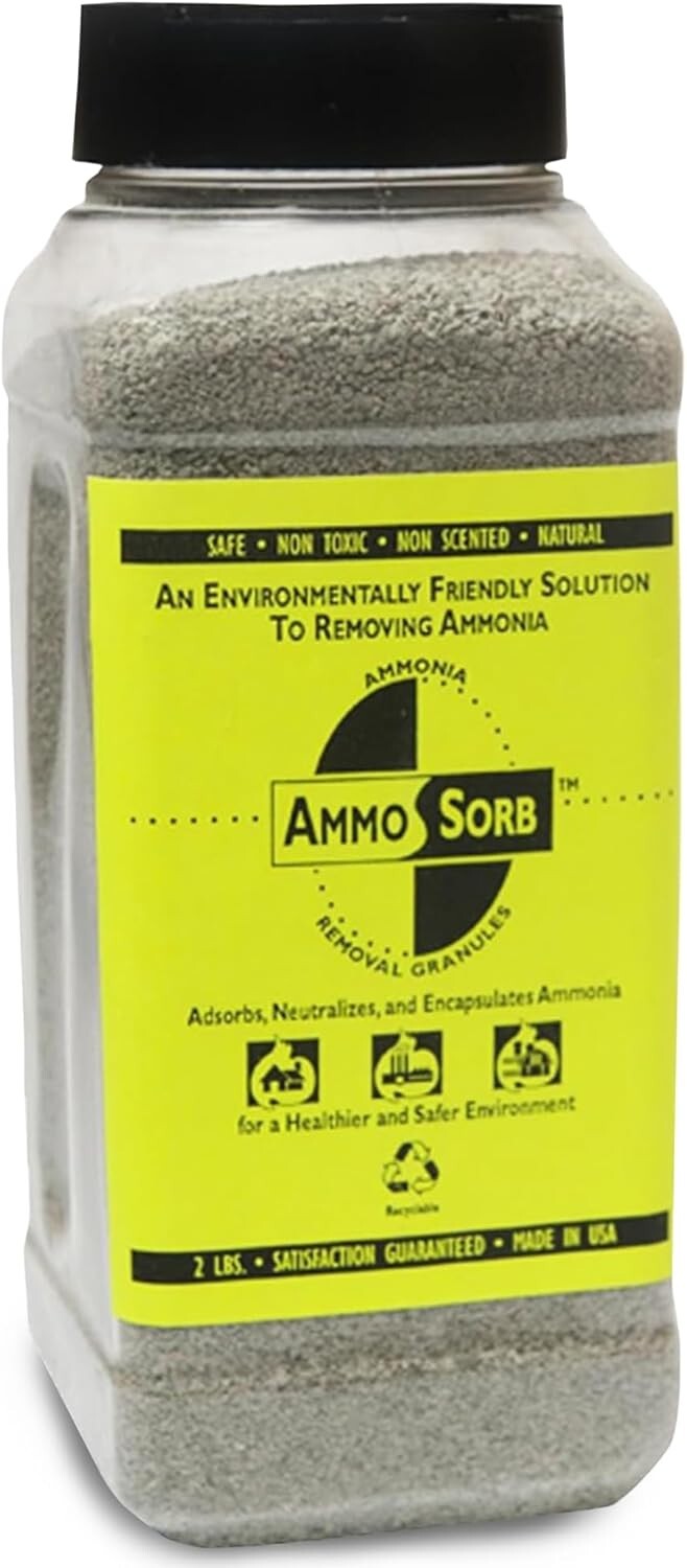 AMMOSORB Eco Animal & Poultry Ammonia Elimination Deodorizer Granules 2lbs