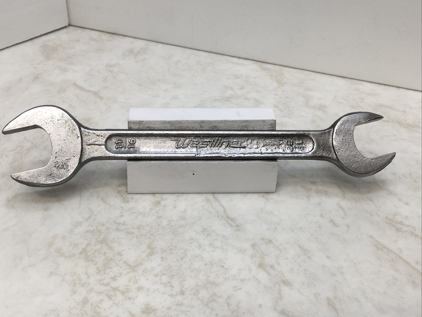 WESTLINE Open End Wrench, Sizes 11/16” X 19/32”, (1940's-50's) USA Made