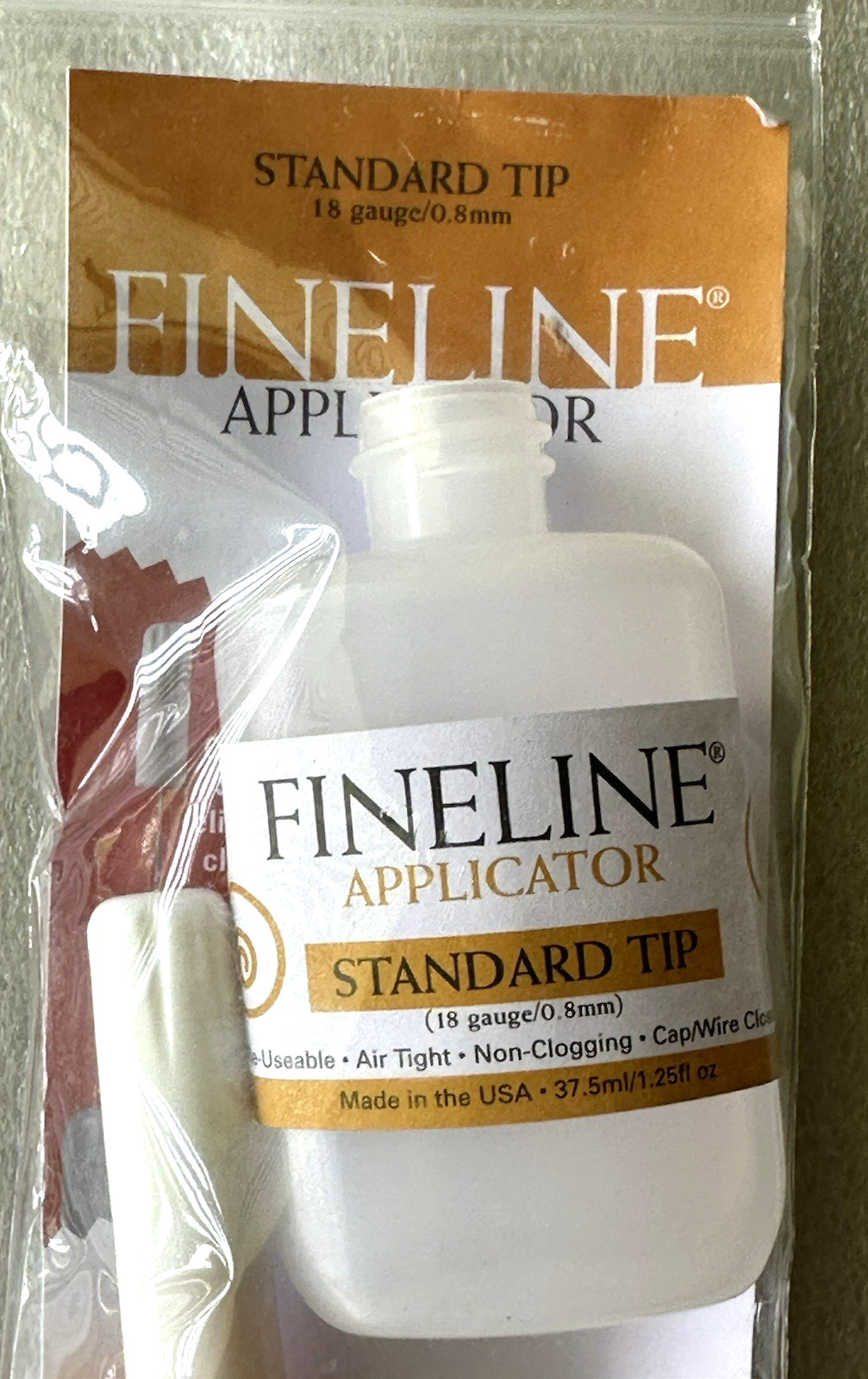 Fineline 18 Gauge Applicators & Bottles - Empty 2/Pkg-1.25oz