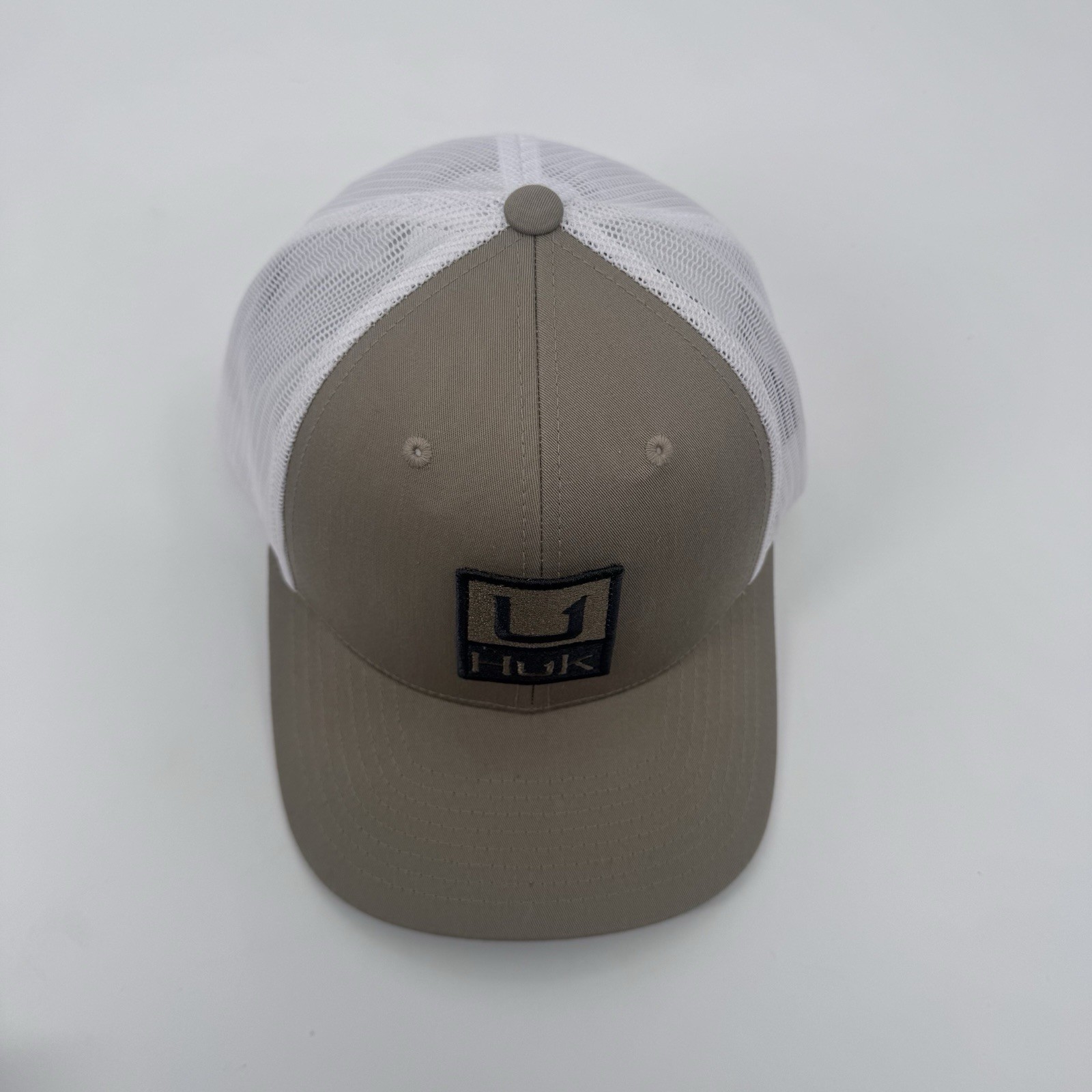 Huk Huk'd Up Trucker Hat Cap Tan And White Adjustable Snapback Fast Shipping